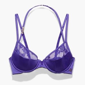 Savage X Fenty purple satin bra